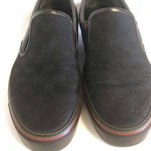 Gucci monogram slip on sneaker
